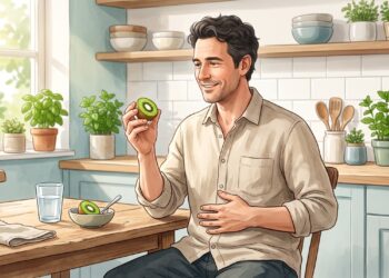 O kiwi ajudou na constipação e apresentou menos efeitos indesejados no estudo.