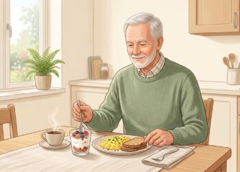 Incluir proteína no café da manhã pode ajudar a preservar a massa muscular após os 60 anos.