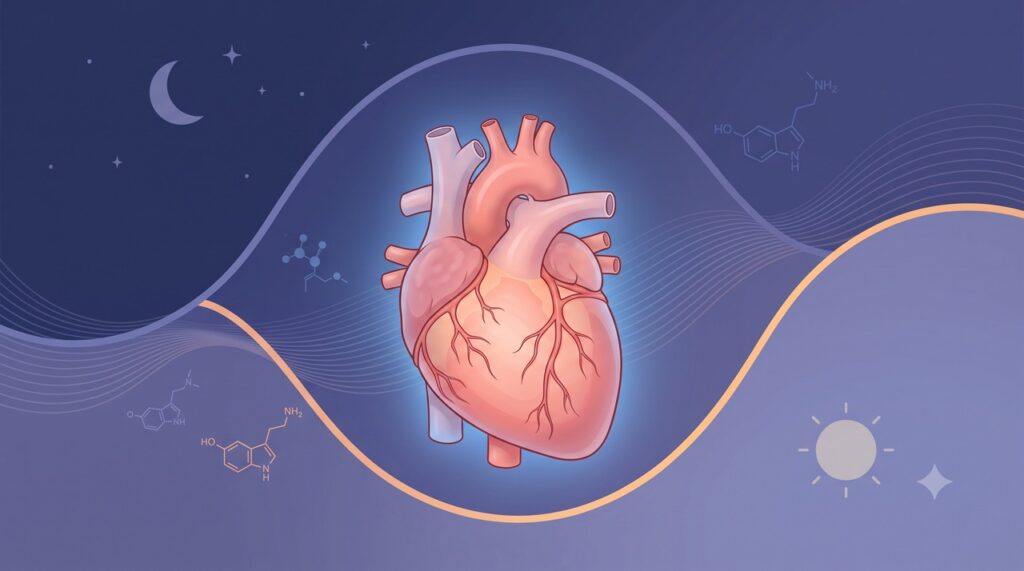 A exposição à luz durante a noite pode interferir no ritmo circadiano e na saúde cardiovascular.