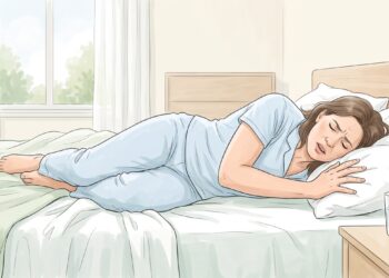 A sensação de que o quarto gira ao virar na cama é típica da vertigem posicional.