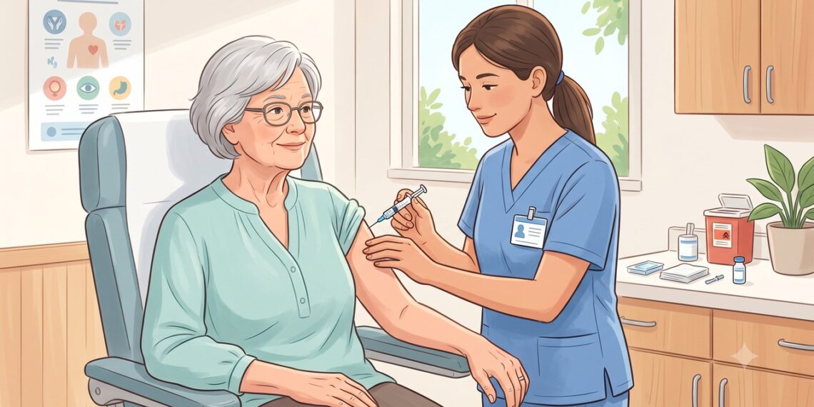 A vacinação contra herpes-zóster foi associada a menos novos diagnósticos de demência no experimento natural.