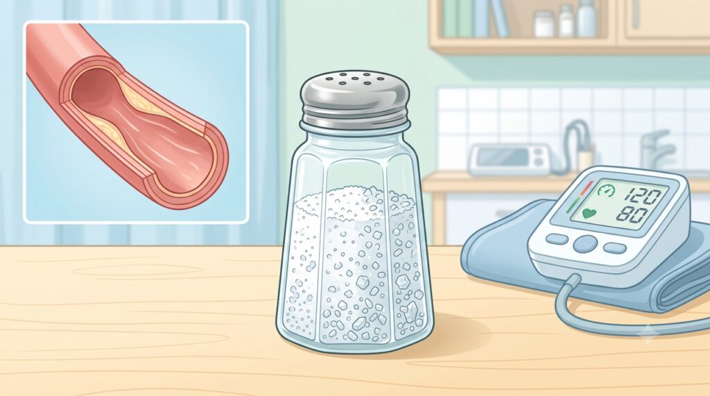Substitutos com potássio reduzem parte do sódio, mas exigem cuidado em pessoas com risco de hipercalemia.