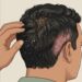 Descamação que ultrapassa a linha do cabelo pode ajudar a diferenciar psoríase de caspa comum