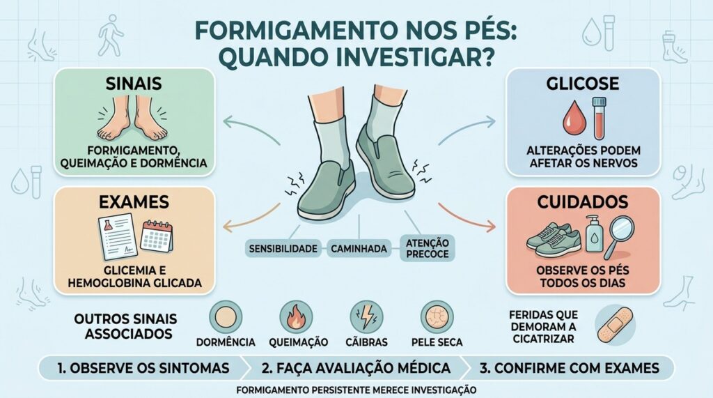 Sintomas, exames e cuidados diários ajudam a reconhecer alterações de sensibilidade precocemente.