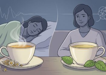 Chá de camomila ou chá de erva-cidreira à noite: qual é melhor para o relaxamento, o sono e a ansiedade leve