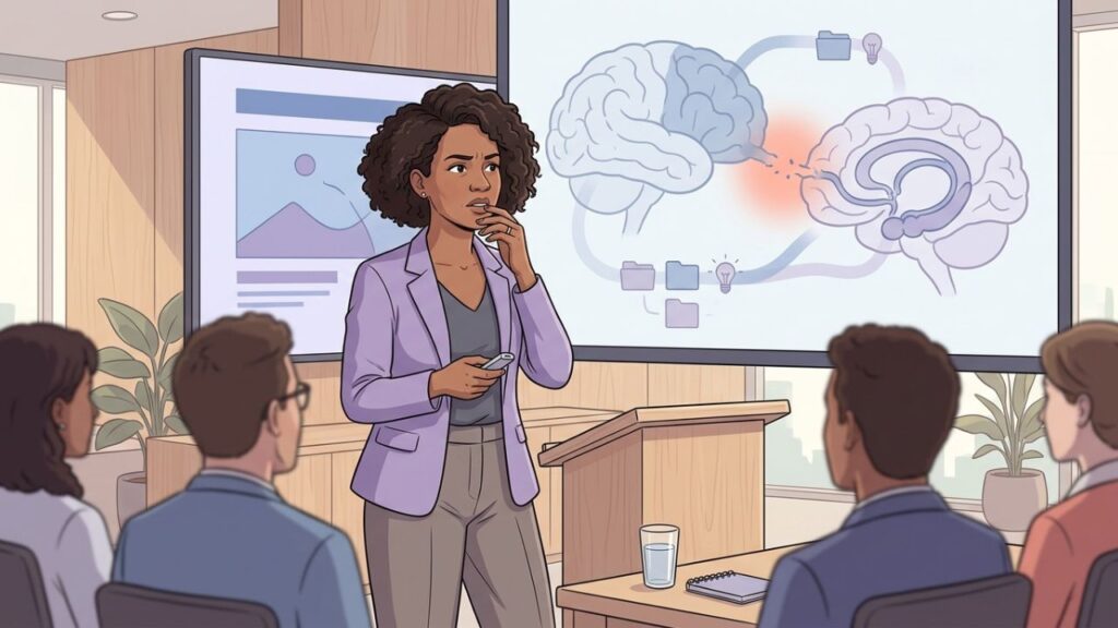 Um pico de cortisol pode interromper o raciocínio nos momentos mais decisivos.