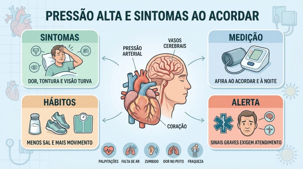 Sintomas, medição, hábitos e sinais de alerta ajudam a acompanhar a hipertensão.