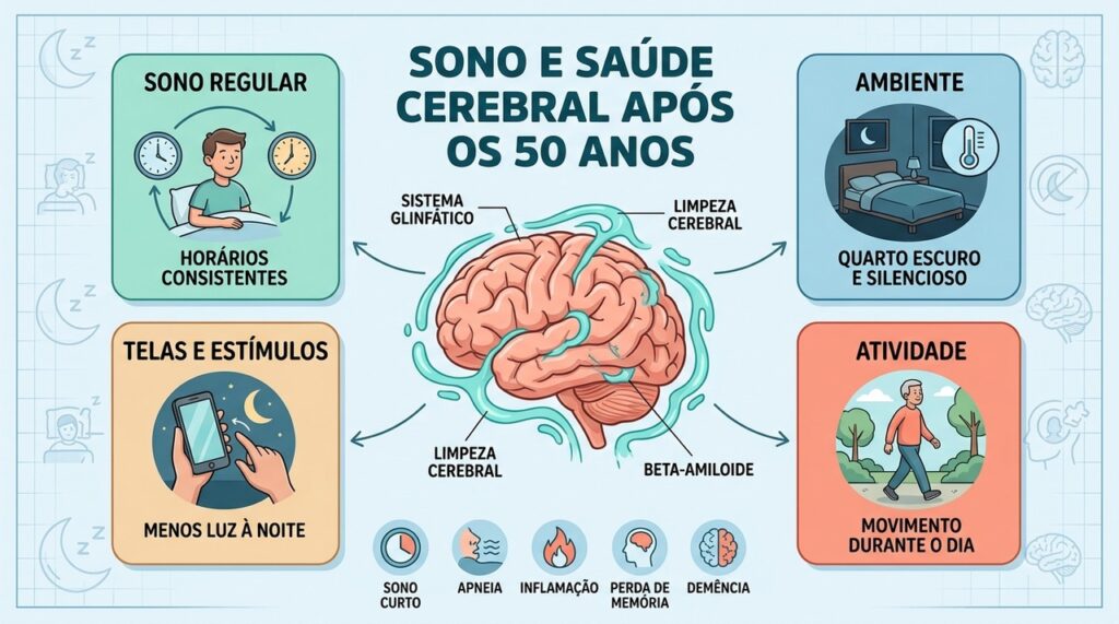 Por que a qualidade do sono é um indicador fundamental de saúde cerebral a longo prazo?