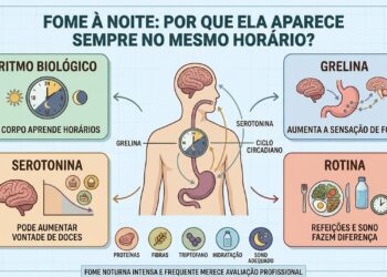 Sentir fome exatamente às dez da noite tem causa hormonal e resposta simples de acordo com especialistas em nutrição