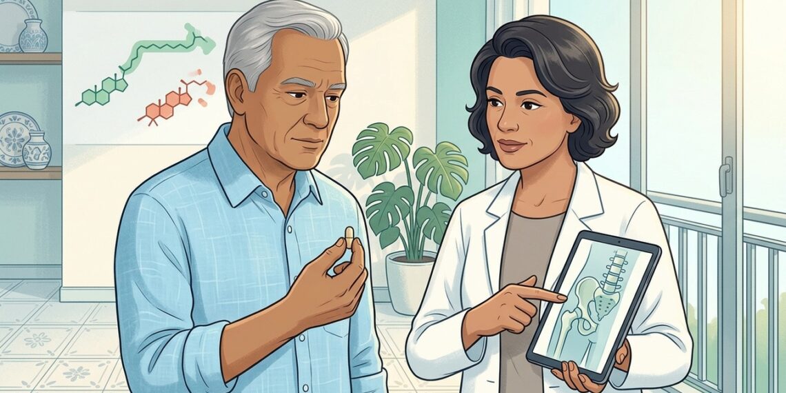 Qual tipo de vitamina D é melhor aproveitado pelo organismo após os 60 e é o mais recomendado para fortalecer os ossos