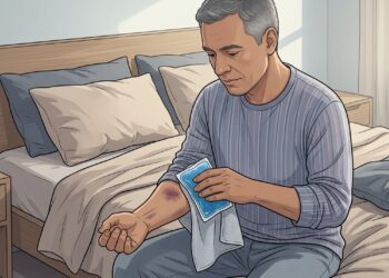 Será que colocar gelo direto na pele realmente ajuda a reduzir hematomas mais rápido?