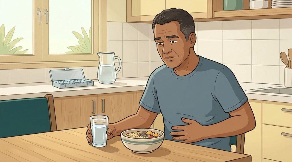 Nem sempre mais fibras resolvem um intestino preso por causas ocultas.
