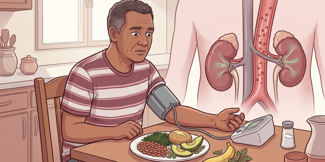 A pressão alta que não cede não se deve apenas ao sal, mas sim ao baixo consumo de potássio que ajuda a equilibrar o sódio no corpo