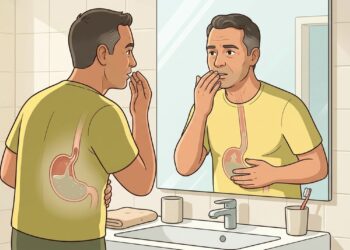 Mau hálito persistente e azia frequente podem indicar refluxo gastroesofágico que ainda não foi percebido