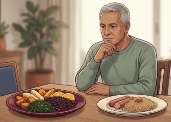 O que acontece com a pressão quando a alimentação tem pouco potássio?