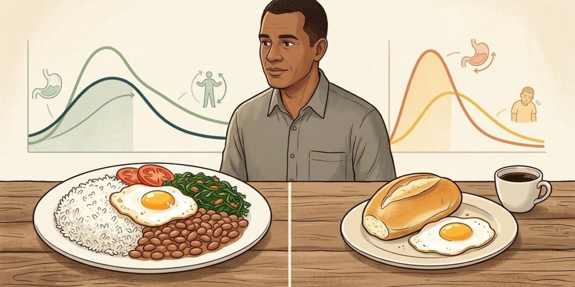 Arroz com ovo e feijão ou pão com ovo: qual refeição tende a segurar a fome por mais tempo?