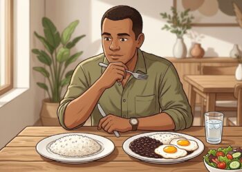 Arroz com ovo e feijão ou arroz sozinho qual refeição sustenta a saciedade por mais tempo?