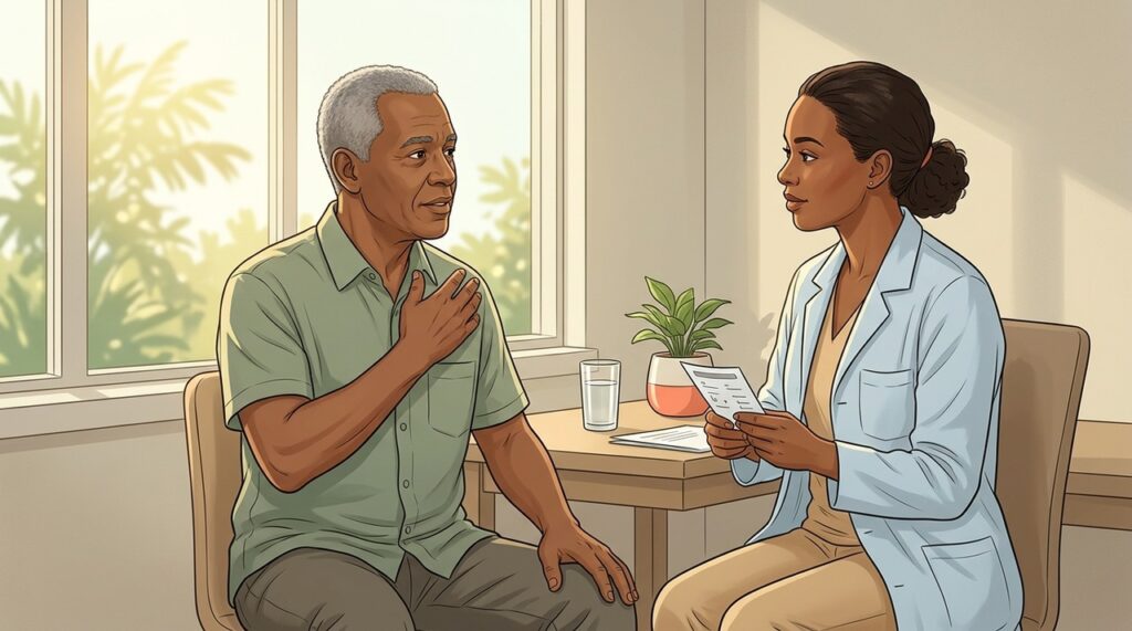 O exame de sangue ajuda a investigar vitamina D baixa e sintomas persistentes.