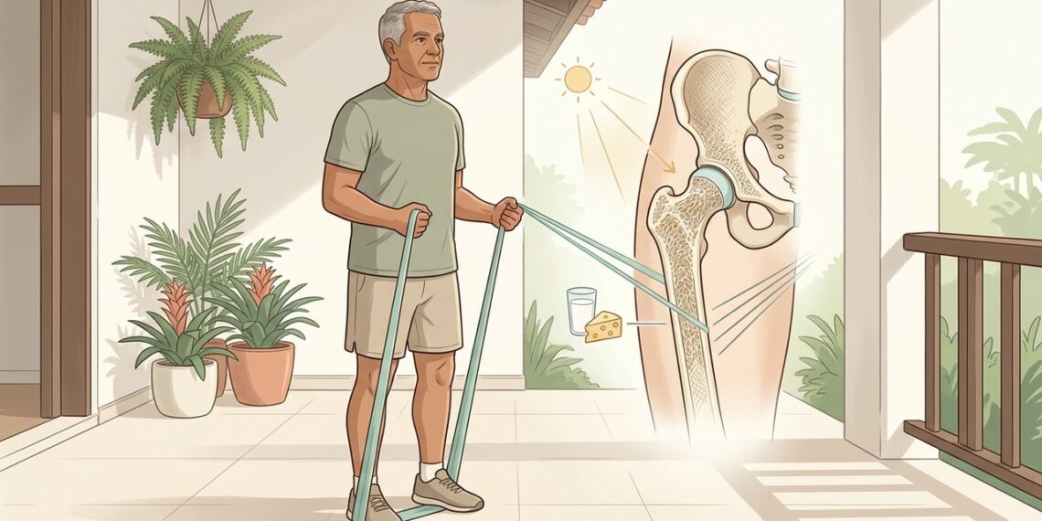 Ossos fracos após os 50 anos não são apenas questão de cálcio, a vitamina D também é necessária para que o mineral seja absorvido no intestino