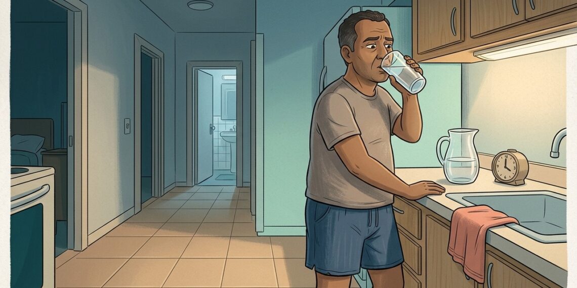 Ter sede excessiva durante o dia e acordar várias vezes à noite para urinar com frequência pode ser um dos primeiros sinais de glicose alta no sangue