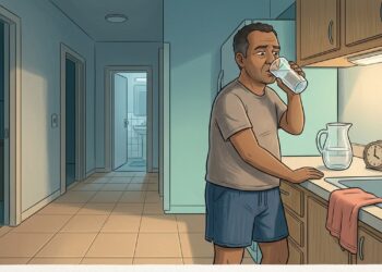 Ter sede excessiva durante o dia e acordar várias vezes à noite para urinar com frequência pode ser um dos primeiros sinais de glicose alta no sangue