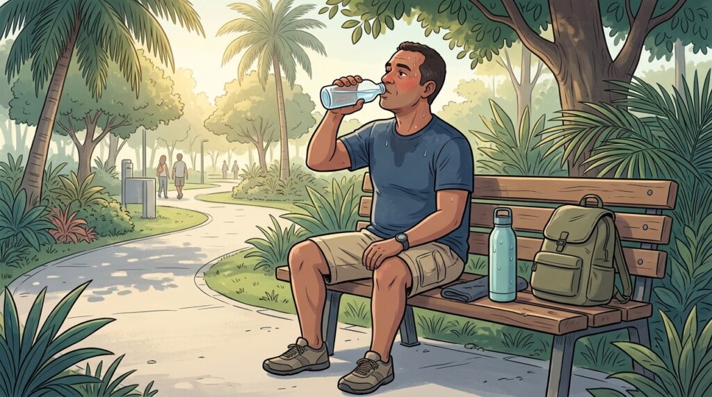 A melhor temperatura da água depende do momento, conforto e quantidade ingerida.