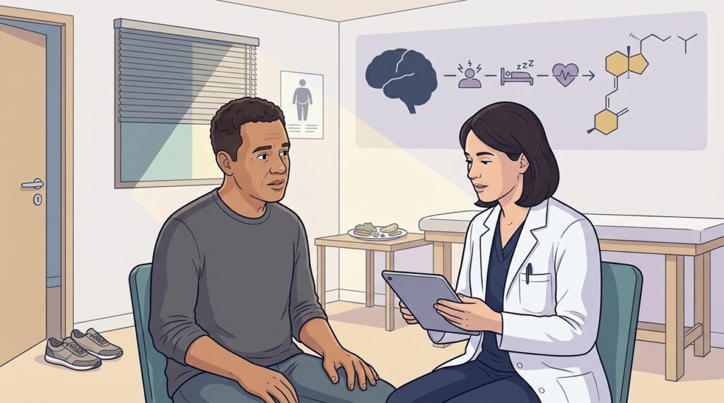 Sol, atividade física e alimentação podem influenciar vitamina D e humor simultaneamente.