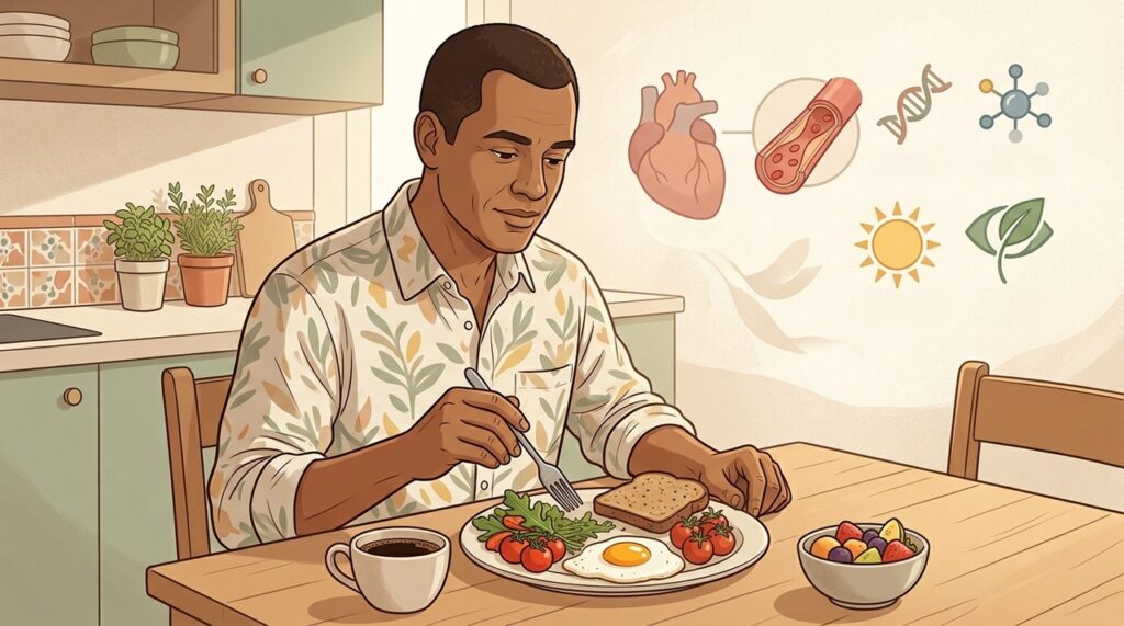 O impacto do ovo depende mais do padrão alimentar e do preparo.