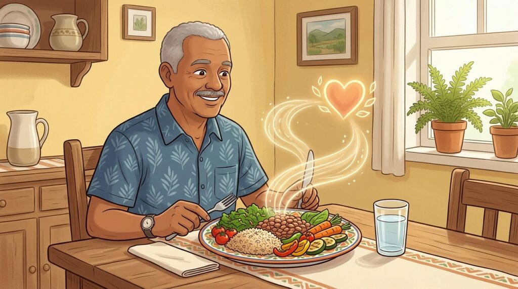 Feijão oferece mais fibras que arroz integral e pode contribuir para reduzir o colesterol LDL.
