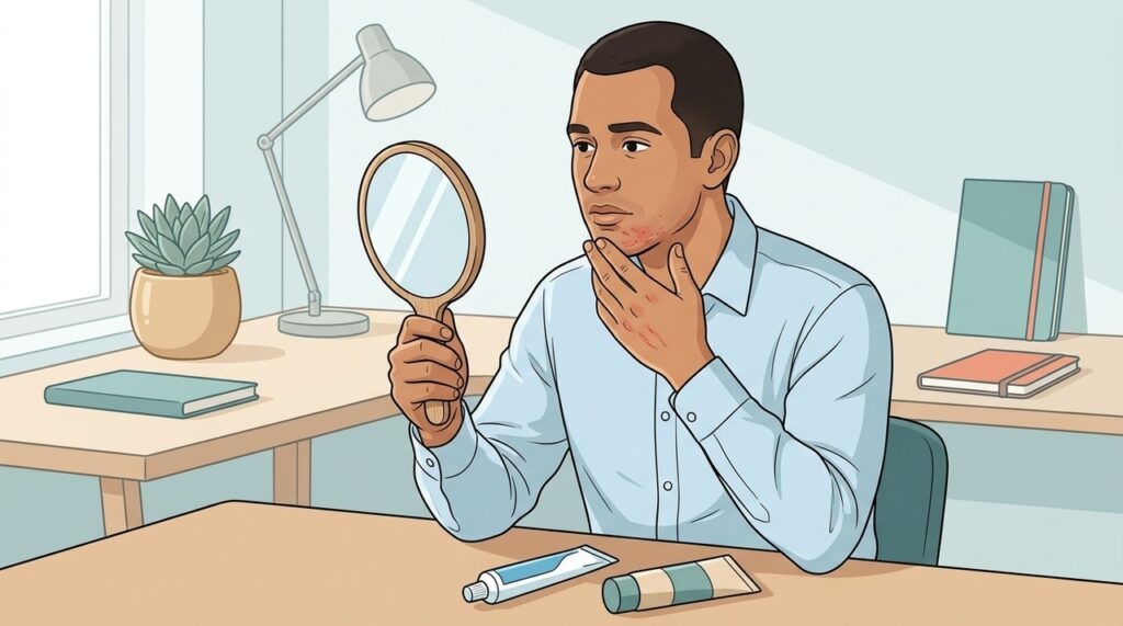 Receitas caseiras com creme dental podem irritar e piorar a inflamação da acne.