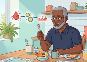 Notar as gengivas sangrando ao escovar os dentes não é apenas escovação forte demais: pode ser sinal precoce de diabetes ou alteração do colesterol no sangue