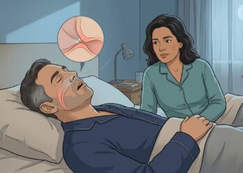 O ronco durante o sono não se deve apenas ao cansaço do dia, mas sim, na maioria, a fatores como apneia do sono ou obstrução nasal