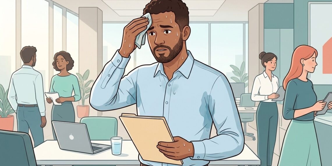 O suor excessivo durante o dia não se deve apenas ao calor ou à ansiedade, mas sim, na maioria, a fatores como hiperidrose primária ou alterações hormonais