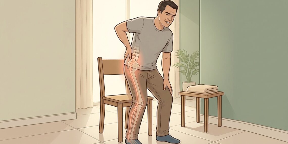 Dor lombar que desce pela perna pode não ser só um problema muscular quando vem acompanhada de formigamento