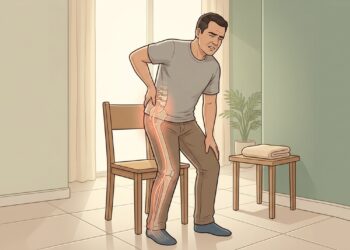 Dor lombar que desce pela perna pode não ser só um problema muscular quando vem acompanhada de formigamento