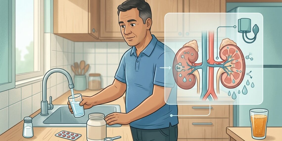 Hábitos que não percebemos, mas que sobrecarregam os rins, aumentam a retenção de líquidos e prejudicam a pressão arterial