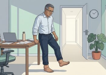 O inchaço nas pernas ao fim da tarde raramente é só retenção de líquido, mas com frequência reflexo de sedentarismo prolongado e insuficiência venosa leve