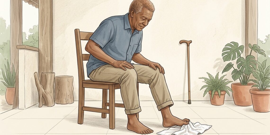 Como fortalecer os músculos dos pés para prevenir quedas na terceira idade?