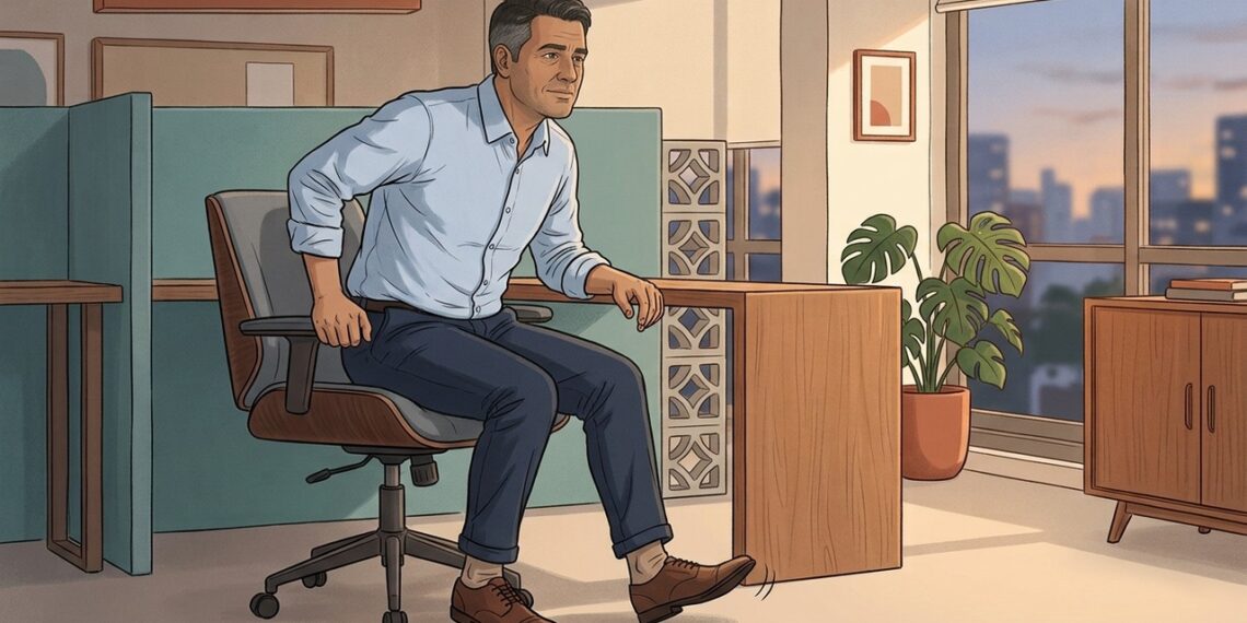 Por que ficar muitas horas sentado pode deixar as pernas mais inchadas no fim do dia?