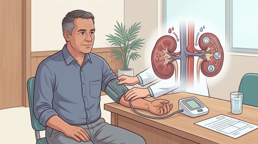 Hipertensão depende de vários fatores, incluindo volume sanguíneo, vasos e função renal.
