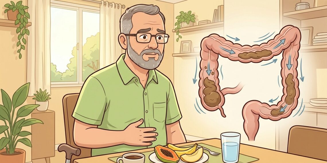 Sofrer com prisão de ventre frequente mesmo comendo frutas não é apenas questão de rotina: pode ser sinal precoce de intestino preguiçoso ou baixa função da tireoide