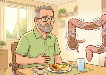 Sofrer com prisão de ventre frequente mesmo comendo frutas não é apenas questão de rotina: pode ser sinal precoce de intestino preguiçoso ou baixa função da tireoide