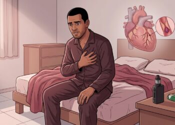 O infarto em pessoas jovens não se deve apenas ao colesterol alto, mas também ao cigarro e ao vape, que deixam o sangue mais propenso a formar coágulos