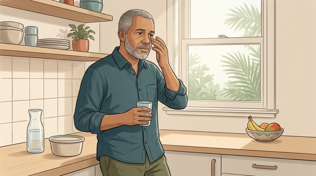 Pouco sono, excesso de sal e hidratação insuficiente favorecem o inchaço matinal.