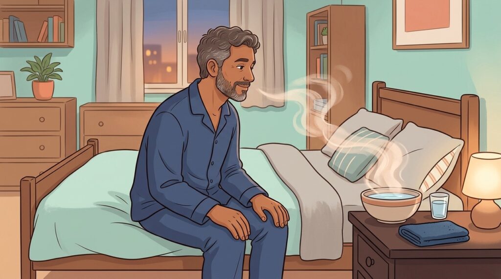 Descanso, hidratação e vias aéreas umidificadas ajudam no conforto durante a gripe.