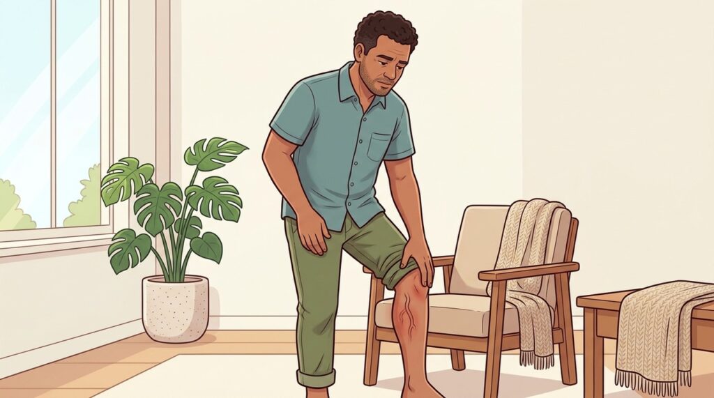 Dor, calor e um cordão endurecido na veia merecem avaliação médica.