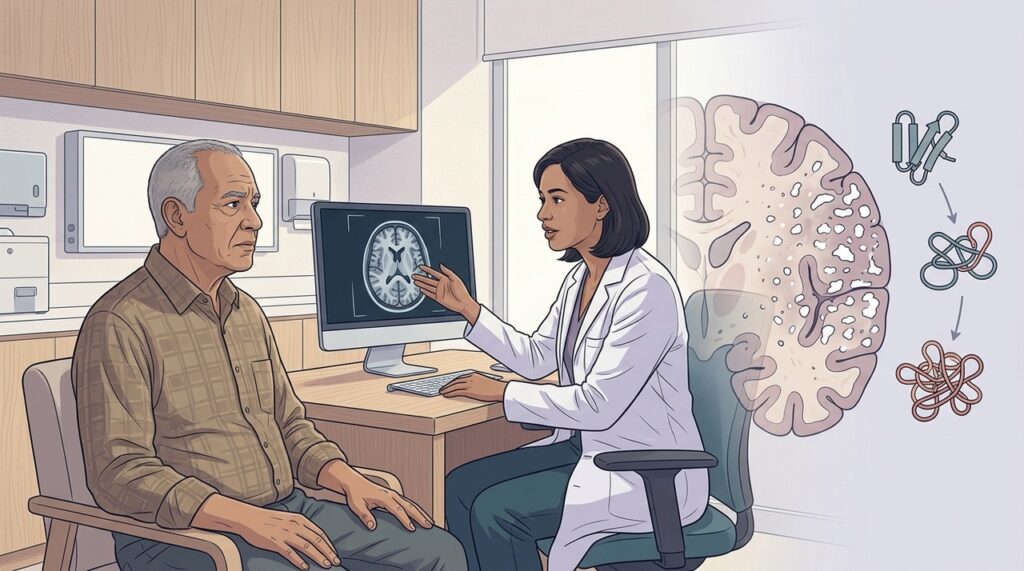 A proteína priônica anormal pode converter proteínas saudáveis e provocar dano cerebral acelerado.