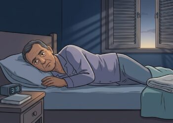 Dormir bem no início da noite e acordar às 3 da manhã sem conseguir voltar é um padrão típico da insônia de manutenção