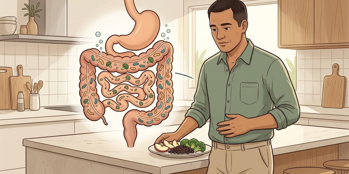 Por que algumas pessoas sentem a barriga inchar após comer alimentos considerados saudáveis, como maçã, feijão e brócolis