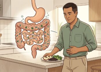 Por que algumas pessoas sentem a barriga inchar após comer alimentos considerados saudáveis, como maçã, feijão e brócolis